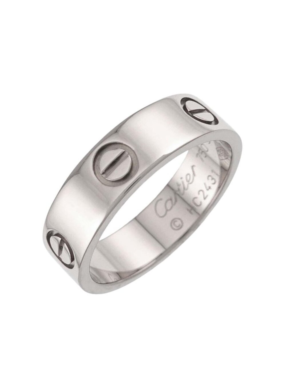 Cartier Love 56 Ring 18k White Gold 750